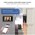 Dispositifs de sécurité intelligents 7&quot; bouton capteur vidéo gegensprechanlage wifi connecter sonnette de porte visible